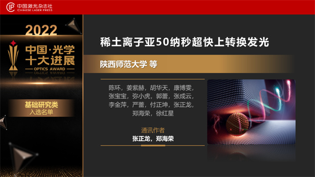 重磅！“2022中国光学十大进展”发布(图8)