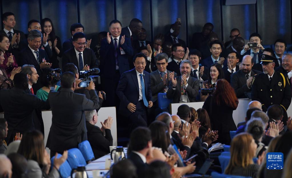 屈冬玉连任联合国粮农组织总干事(图4) 屈冬玉连任联合国粮农组织总干事(图4)