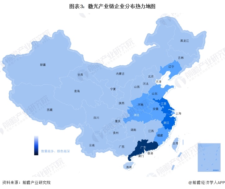 【干货】2024年中国激光行业产业链现状及市场竞争格局分析 广东、江苏、湖北省产业链最完善(图3) 【干货】2024年中国激光行业产业链现状及市场竞争格局分析 广东、江苏、湖北省产业链最完善(图3)