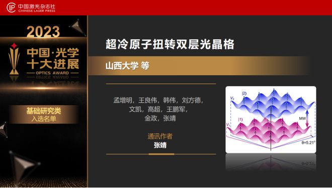 “2023中国光学十大进展”发布北大南大浙大均有两个项目上榜