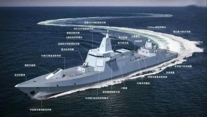 中国首艘导弹巡洋舰将下水 055B舰首批不低于8艘 惊现激光武器(图3) 中国首艘导弹巡洋舰将下水 055B舰首批不低于8艘 惊现激光武器(图3)