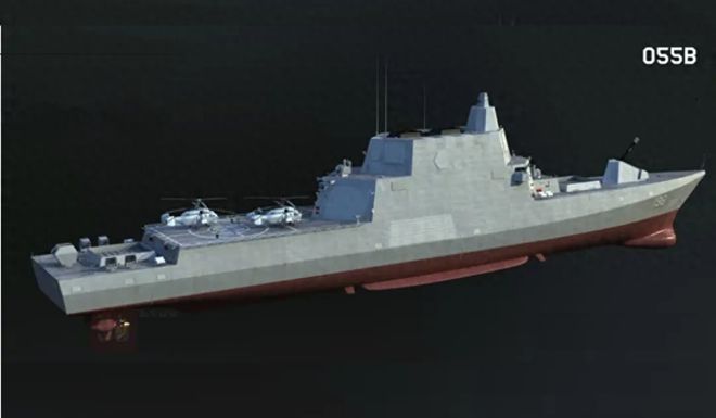 中国首艘导弹巡洋舰将下水 055B舰首批不低于8艘 惊现激光武器