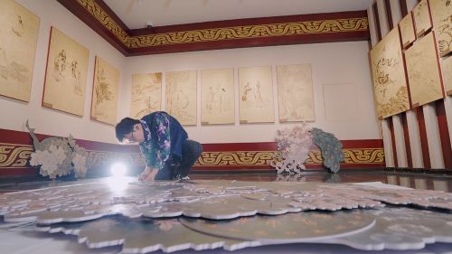 现代技术还原《九歌》！95后用Vidda三色激光投影演绎屈原诗歌(图2)